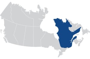 Karte der US-Verkäufe